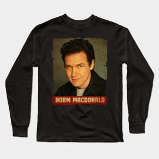 Retro Style \\ Norm Macdonald Long Sleeve T-Shirt